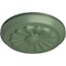 Ekena Millwork Olivia Ceiling Medallion (Fits Canopies up to 2 1/8"), 7 7/8"OD x 1 1/8"P, Athenian Green CM07OLAGF - alternate 3